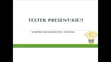 TESTER PRESENT| 0X3E | UNIFIED DIAGNOSTICS SYSTEMS | UDS | ISO14229
