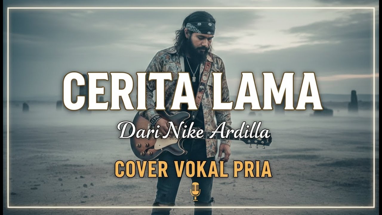 CERITA LAMA – Nike Ardilla (Cover Vokal Pria) | Slowrock 90an Paling Menyayat Hati 💔 | Love Tunes ID