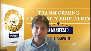 BOOK LAUNCH: Transforming University Education - A manifesto