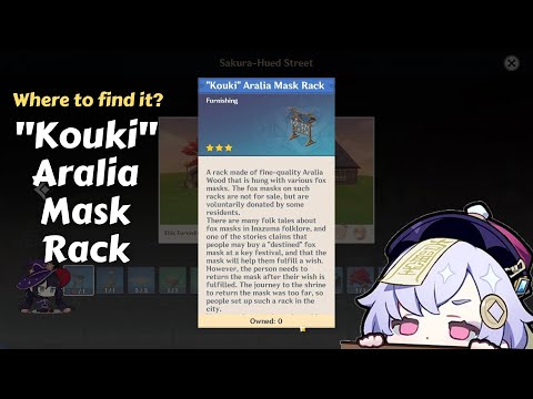 Kouki Aralia Mask Rack, Where To Find It?