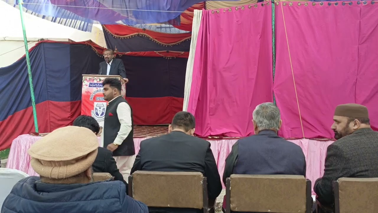 ایکسل سائنس میں بزم اقبال کے پروگرام میں مہمان خصوصی ڈاکٹر محمد افتخار برنی کا خطاب