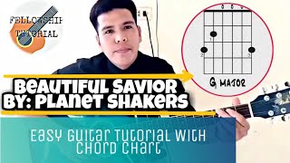 Beautiful Savior- Planetshakers/ Easy Guitar Chords Tutorial With Chord Chart.(Guitar Tutorial)