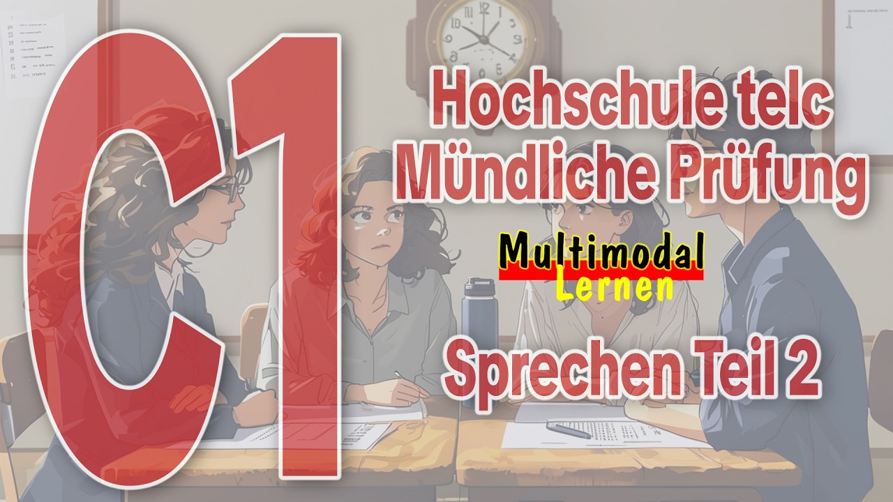 Simulation telc C1 Hochschule Sprechen Teil 2 I C. Hilty - Nachdenken