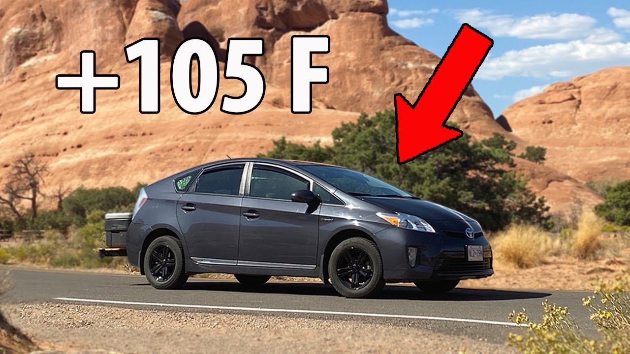 Living in a Prius in Extreme Heat! (Moab Utah) YouTube