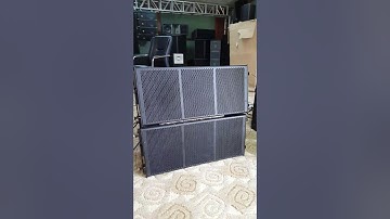 Sanway Audio Aero12A active line array speaker test video