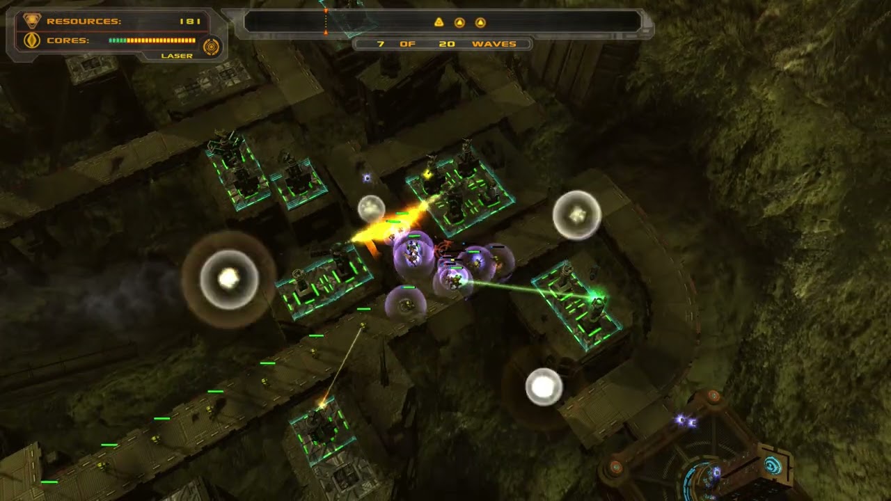 Defense Grid The Awakening Level 12 Guardian's Fall Gold Medal