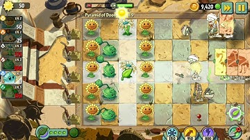 plants vs zombies 2 pyramid of doom level 9