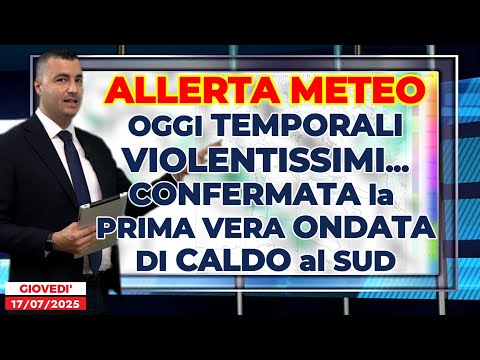 Allerta Meteo: oggi e domani forti temporali e calo termico. Poi arriva la 1ª ondata di caldo!