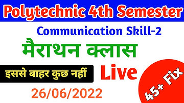 communication skills 2nd 4th semester most important questions 2022 / communication skills-2 4th Sem