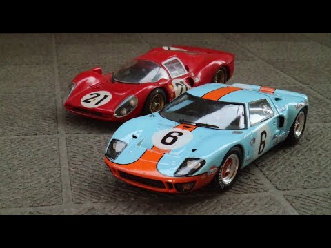 FORD GT40 '69 Le Mans (FUJIMI 1:24) - YouTube