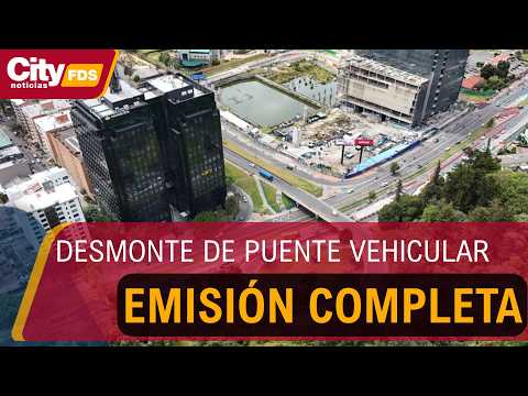 Demolition of the Calle 100 and Carrera Séptima bridge begins: here’s what the new road connectio...
