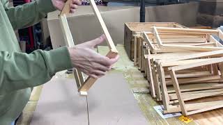 Starter strip frame building