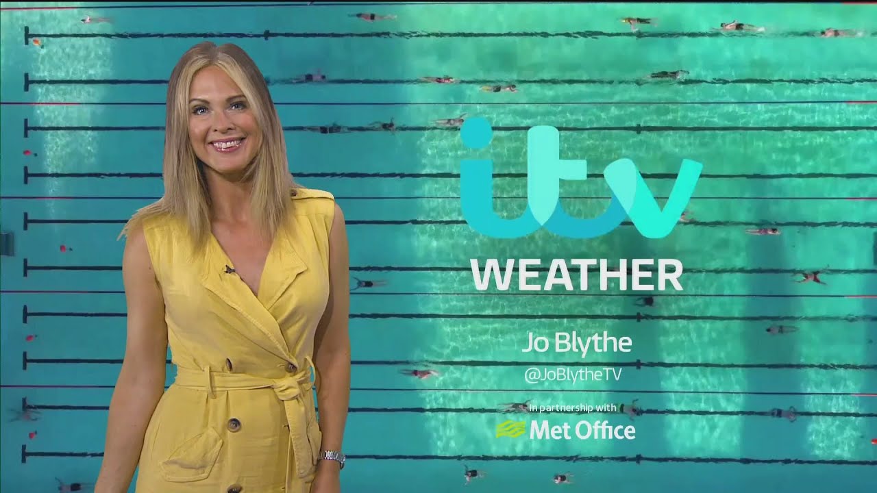 Jo Blythe ITV Granada Weather 09/08/2022 HD YouTube