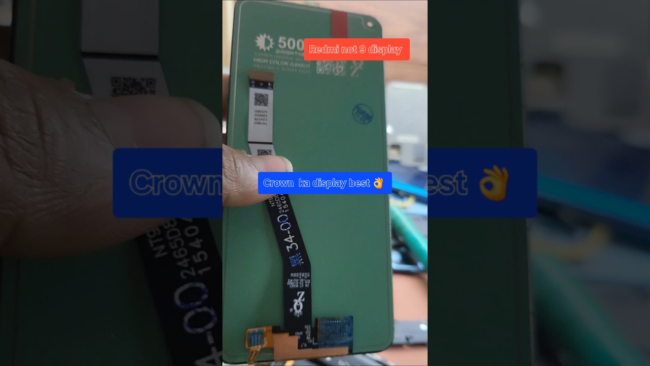 Redmi not 9 display crown ka best quality 