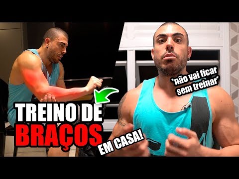 Treino de braços em casa