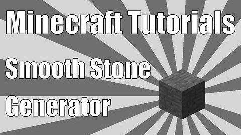 Minecraft Tutorial: Smooth Stone Generator