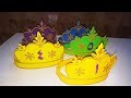 طريقة عمل تاج بالفوم /تاج من الفوم او الورق/افكاربالفوم/ how to make a paper(foam)crown