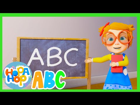 The First Three Letters Of the Alphabet - ABC Songs - HopaHop Nursery Rhymes