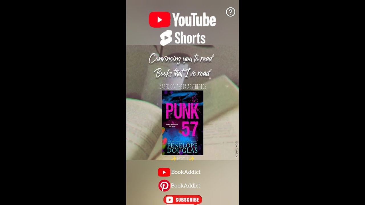 Punk 57 | Convincing you to read books based on their aesthetics | Part 1 | BookAddict