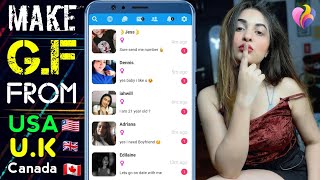 How to Find USA, U.k, Canadian Girls Online || Find american Girlfriend 🔥 screenshot 1