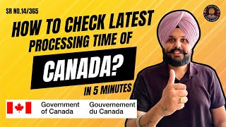 Canada Processing Time Tool! How to check Latest Processing time of Canada visa application? #ircc