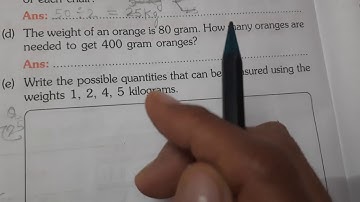 Chapter 8 Who is Heavier Part 4  Class 3 Maths by Renu Rathi