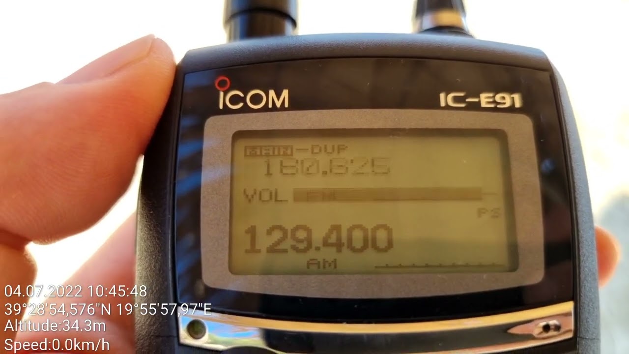 VHF Italian Marine channel, reception in Corfu, Greece 2/3