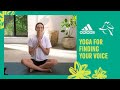 Yoga for finding your voice with adriene mishler