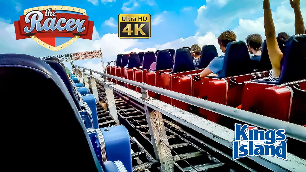 2021 The Racer Roller Coaster On Ride 4K POV Kings Island YouTube