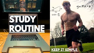 My Simple Study Routine , Run Study Lift