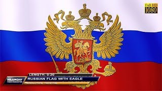 Russian Flag With Eagle | Stock Footage - Videohive