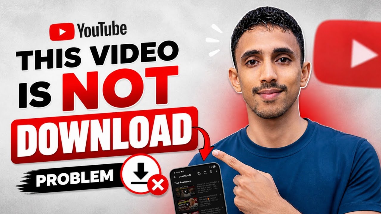 This Video is Not Downloaded yet problem in youtube | YouTube Video ...