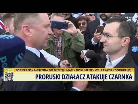 Pro-Russian activist attacks Czarnek. FLASH NEWS
