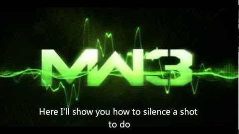 Mw3 tutorial silence shot !!!!