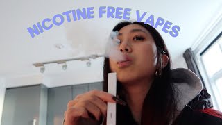 trying nicotine free vapes (u need this bb)