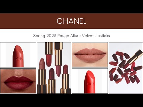 NEW Chanel Rouge Allure Velvet shades for Spring 2023