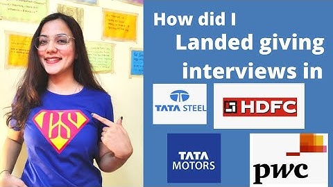 How did I landed giving Interviews in Tata Steel,PwC,Tata Motors, HDFC, etc |Neha Patel #mission20k