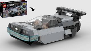 LEGO DeLorean Airspeeder – Alternate Build of LEGO 77256 Time Machine from Back to the Future