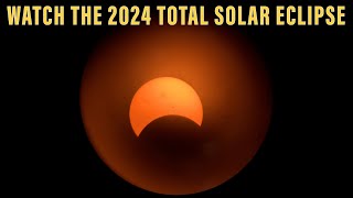 April 8 2024 Total Solar Eclipse Full Video | Northern Vermont Line of Totality | Silent Screensaver