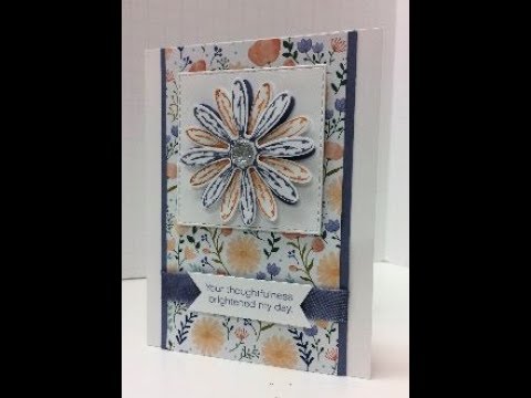 Stampin' UP! Daisy Delight Bundle Thank You Card - YouTube