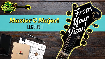 💥How to Play a Mandolin C Major Scale!