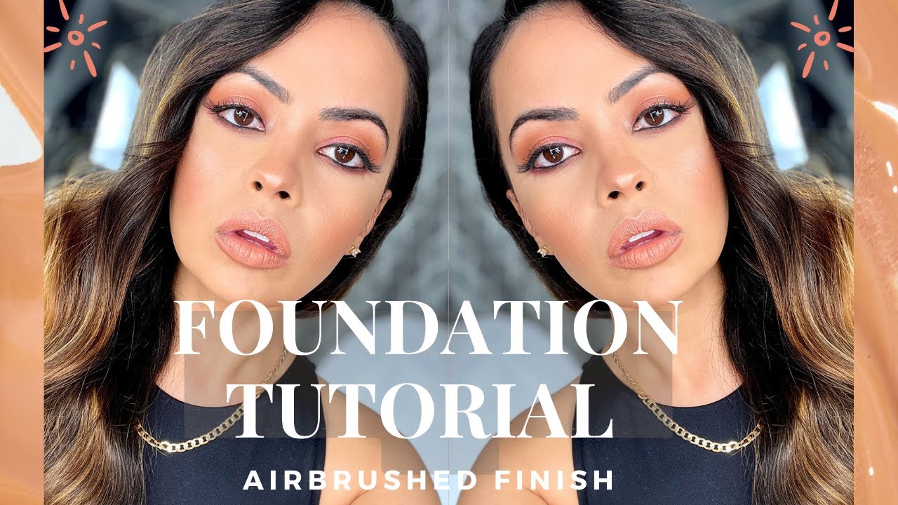 Foundation Tutorial Airbrushed Finish YouTube
