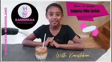 How to make Dalgona Milo Coffee? | Kanishkaa Wonderland