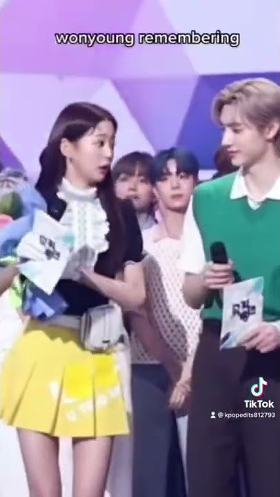 This cute moment🤭 #kpop #shorts #enhypen #ive #sunghoon #wonyoung #musicbank #jangkku