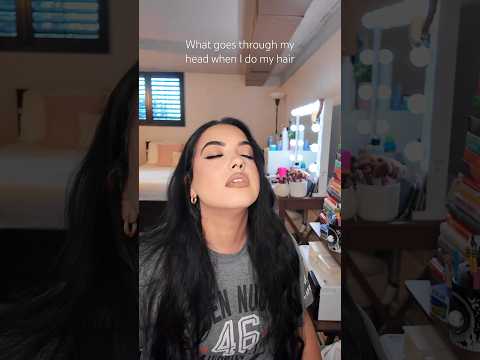 What Goes Through My Head When I Do My Hair Hairstyle Hair 