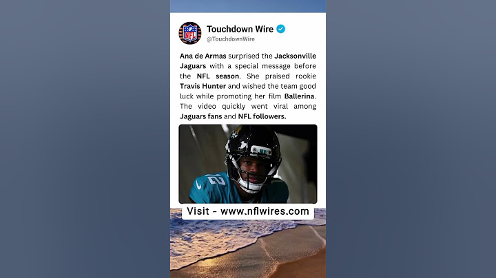 Ana de Armas Shocks Jaguars Fans 😲🎬 Special Message for Travis Hunter & Team! #shorts