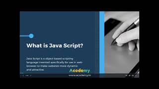 Introduction To JavaScript For Beginner | Acodemy (Free Tutorial)
