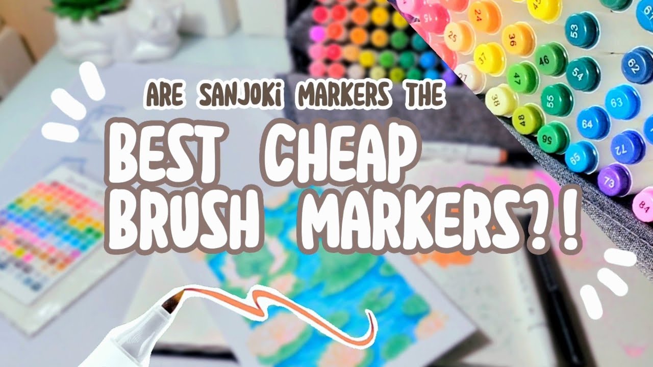 sanjoki brush markers review｜TikTok Search