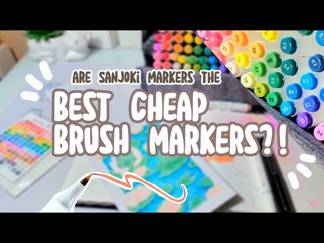 Sanjoki Markers - Are They An Alternative To Copic and Ohuhu Markers? 