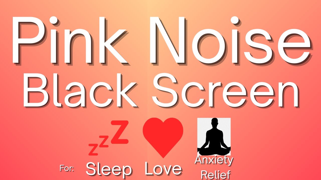 Pink Ambient Hum Pink Noise Black Screen | 12 Hour Sci-Fi Ambient System Calibration for ...